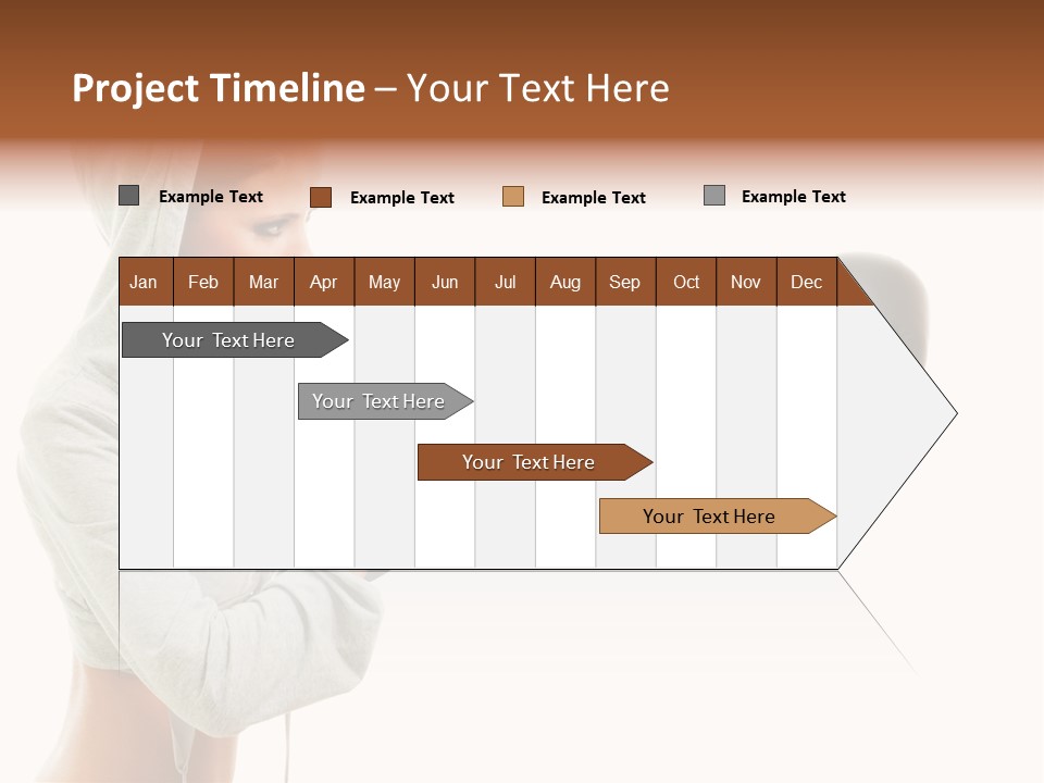 Playful Black Body PowerPoint Template