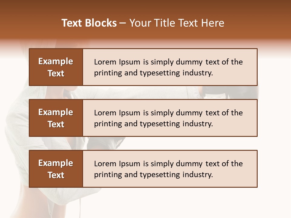 Playful Black Body PowerPoint Template