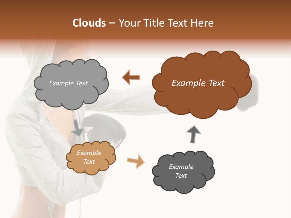 Playful Black Body PowerPoint Template