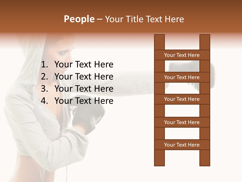 Playful Black Body PowerPoint Template