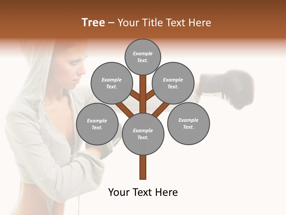 Playful Black Body PowerPoint Template