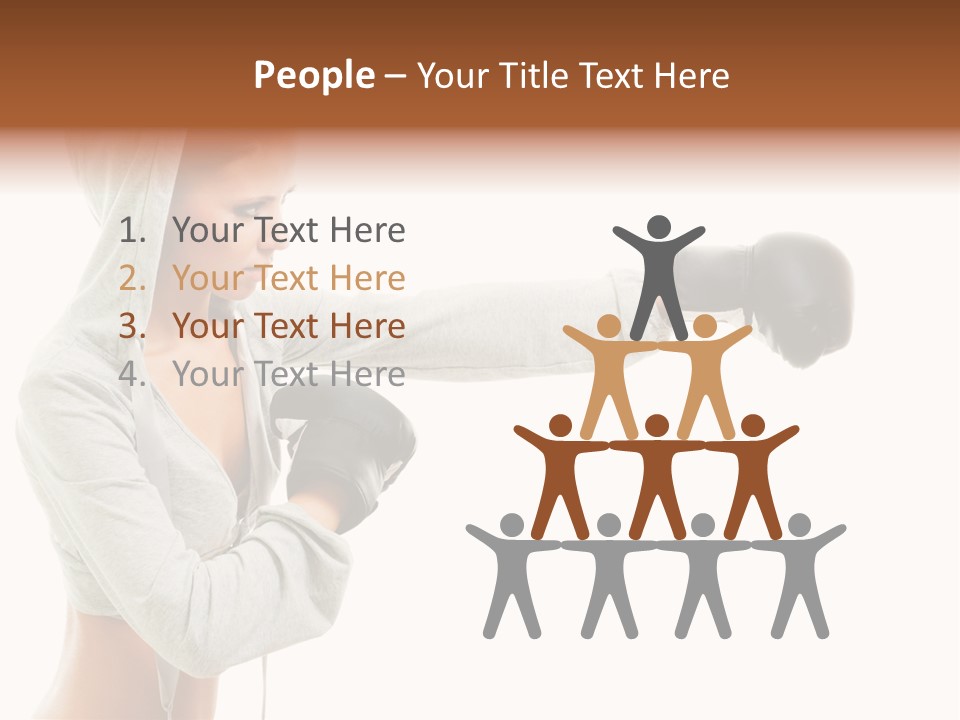 Playful Black Body PowerPoint Template