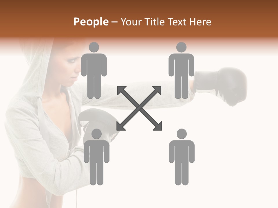 Playful Black Body PowerPoint Template