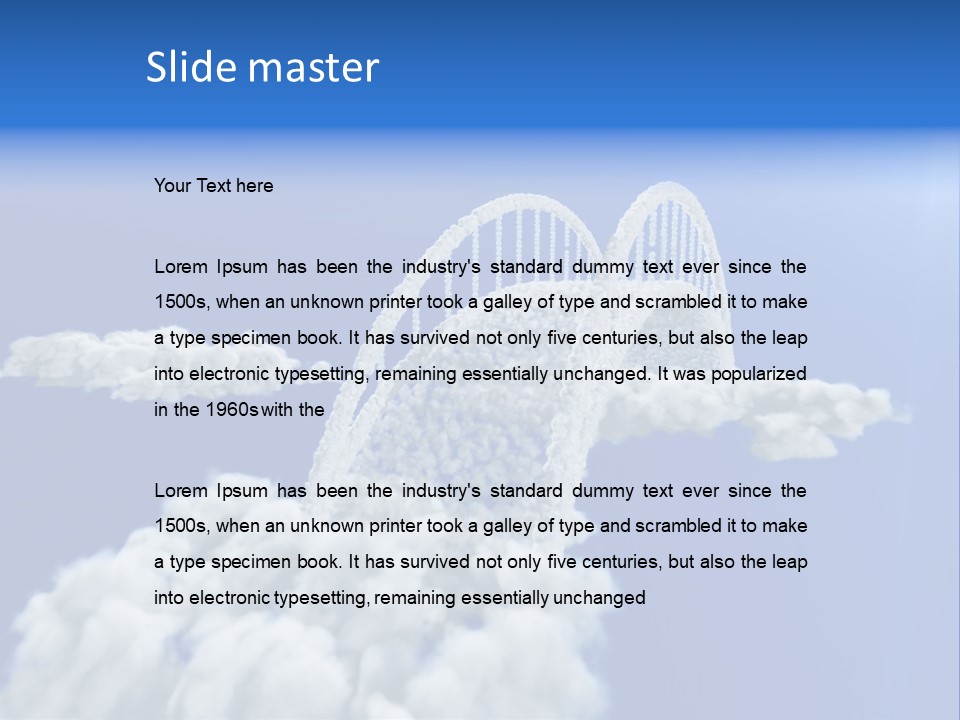 Abstract Landscape Bridge PowerPoint Template