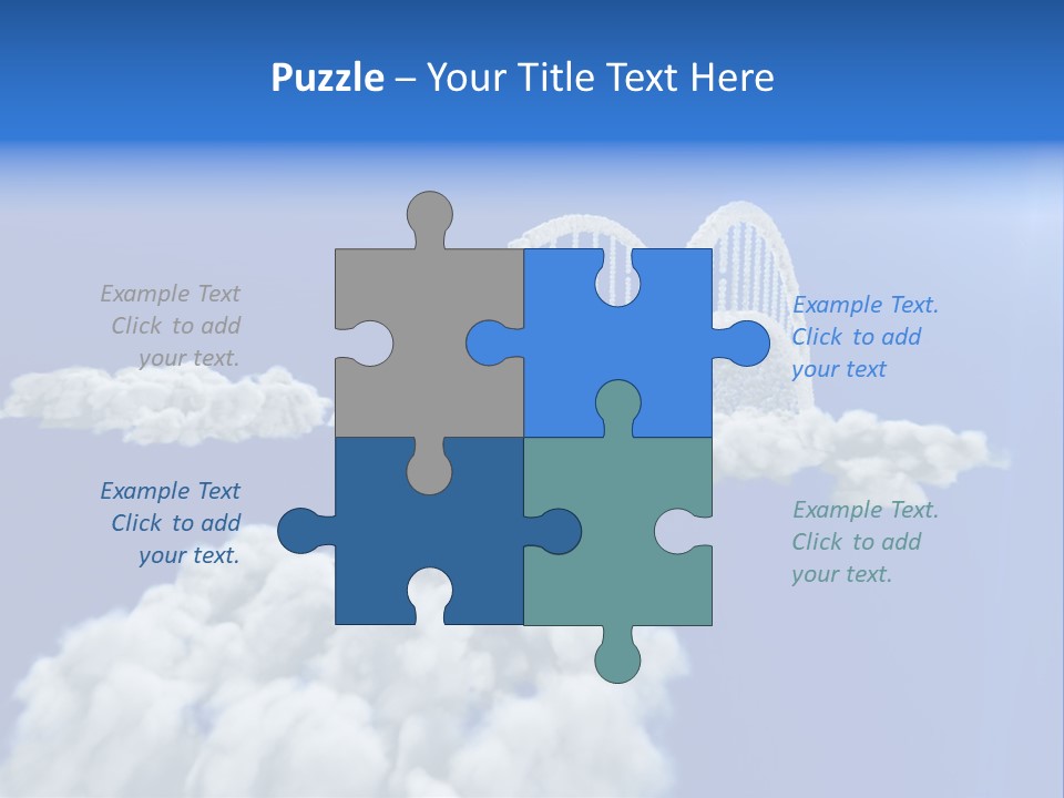 Abstract Landscape Bridge PowerPoint Template