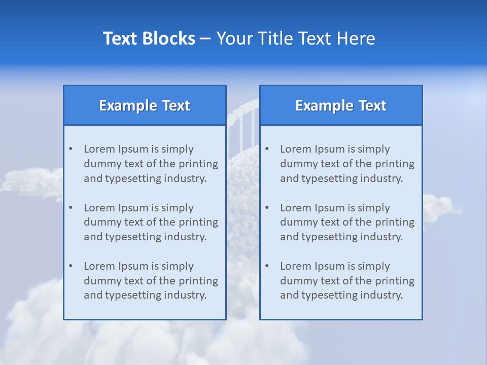 Abstract Landscape Bridge PowerPoint Template