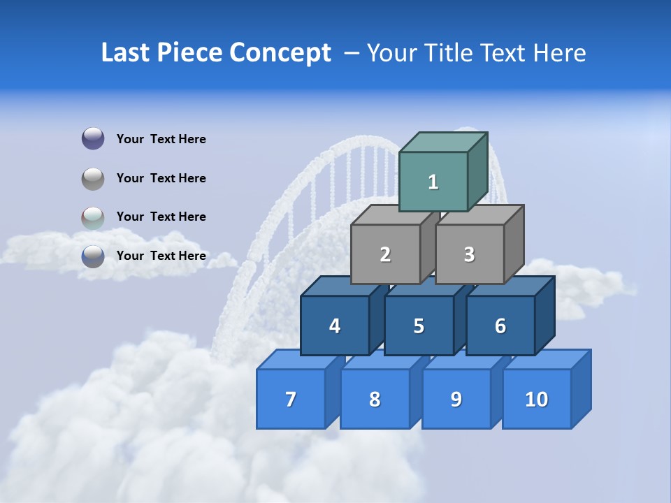 Abstract Landscape Bridge PowerPoint Template