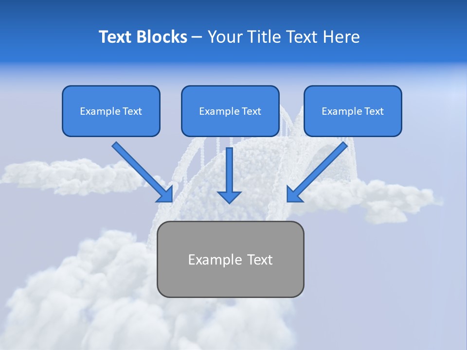 Abstract Landscape Bridge PowerPoint Template