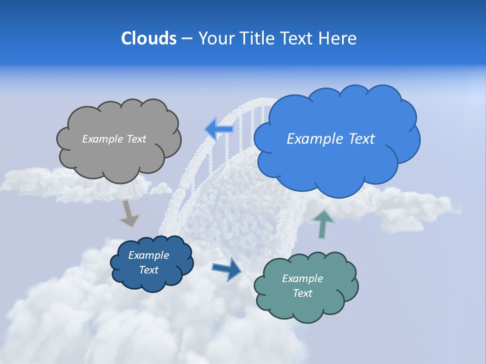 Abstract Landscape Bridge PowerPoint Template