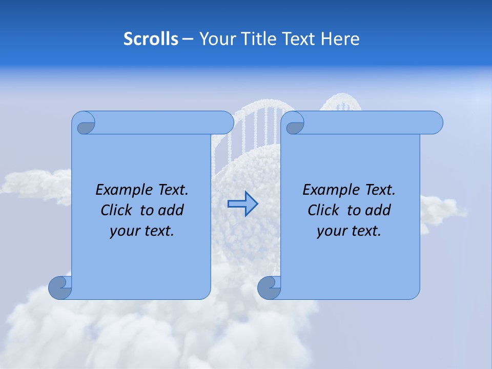Abstract Landscape Bridge PowerPoint Template