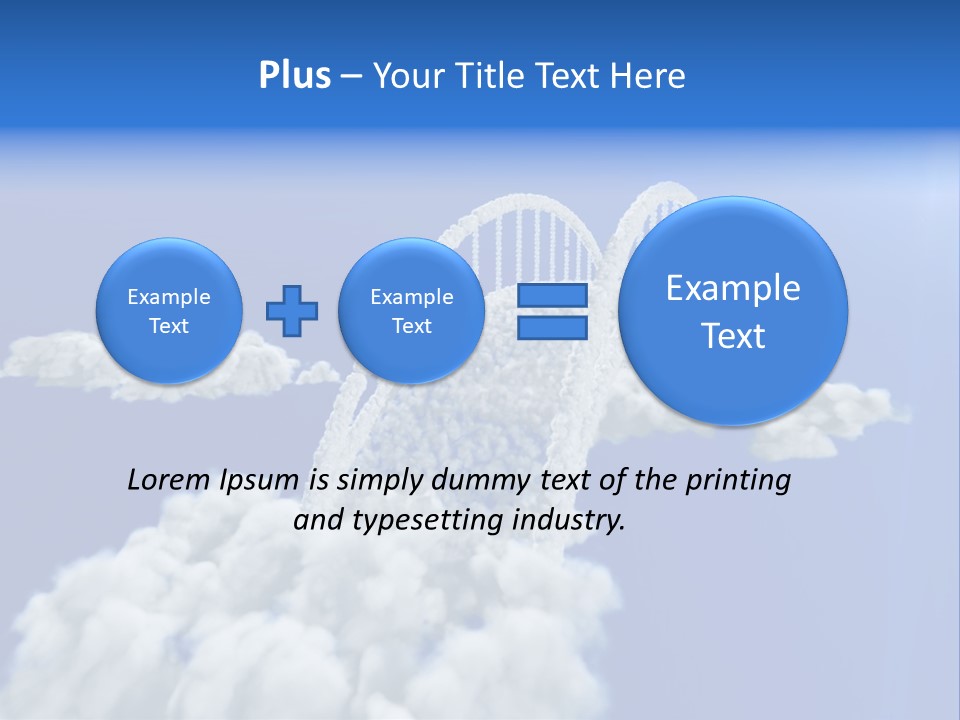 Abstract Landscape Bridge PowerPoint Template