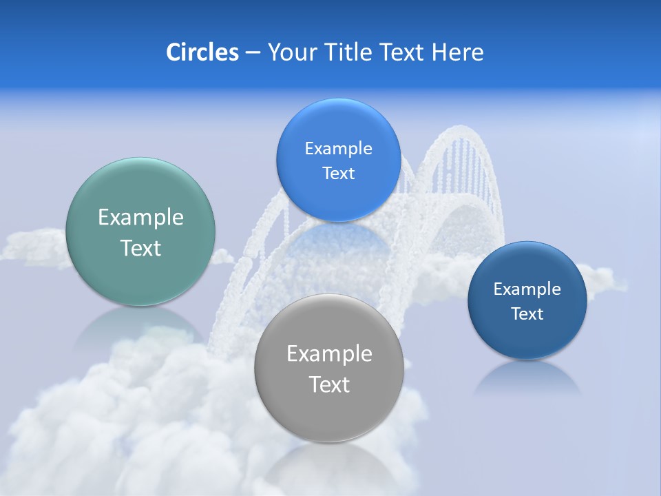 Abstract Landscape Bridge PowerPoint Template