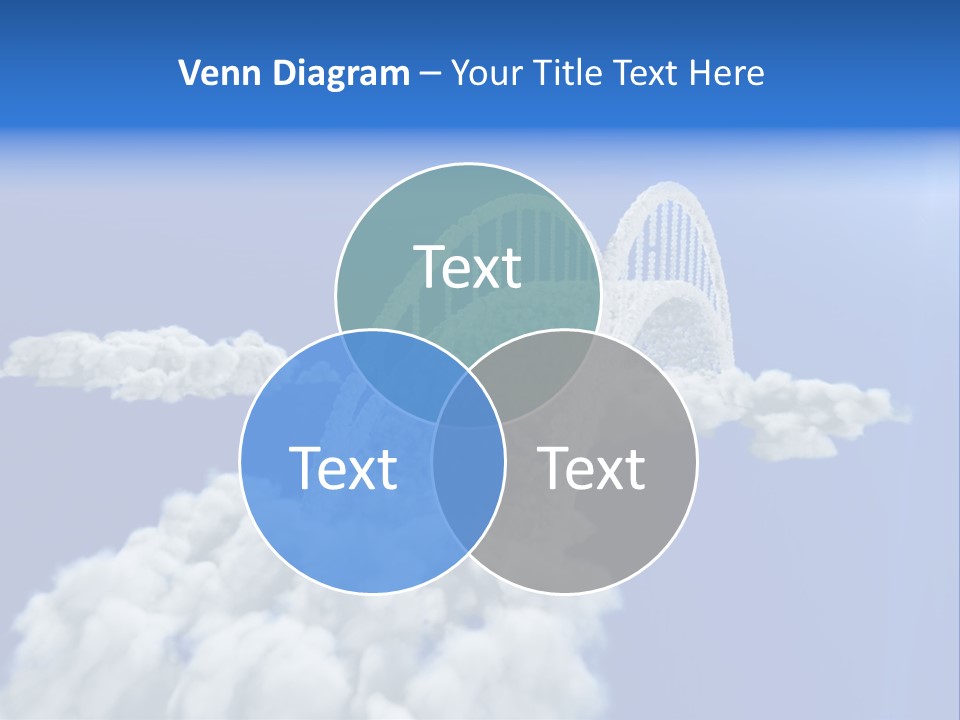 Abstract Landscape Bridge PowerPoint Template