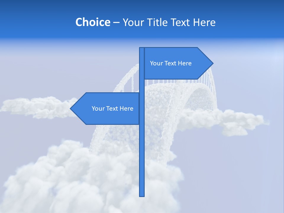 Abstract Landscape Bridge PowerPoint Template