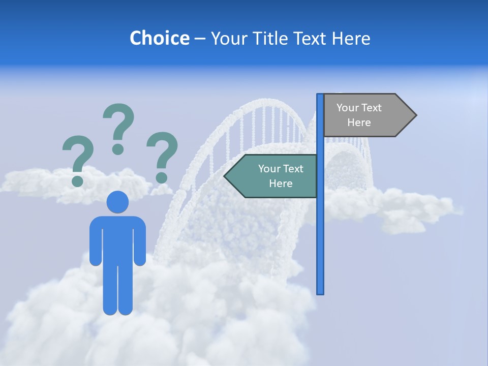 Abstract Landscape Bridge PowerPoint Template