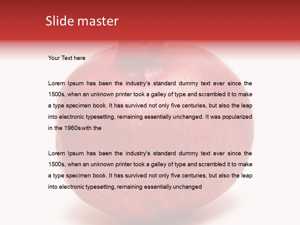 Fruit Juicy Drink PowerPoint Template