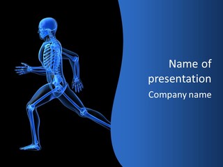 Skeletal Training Spine PowerPoint Template