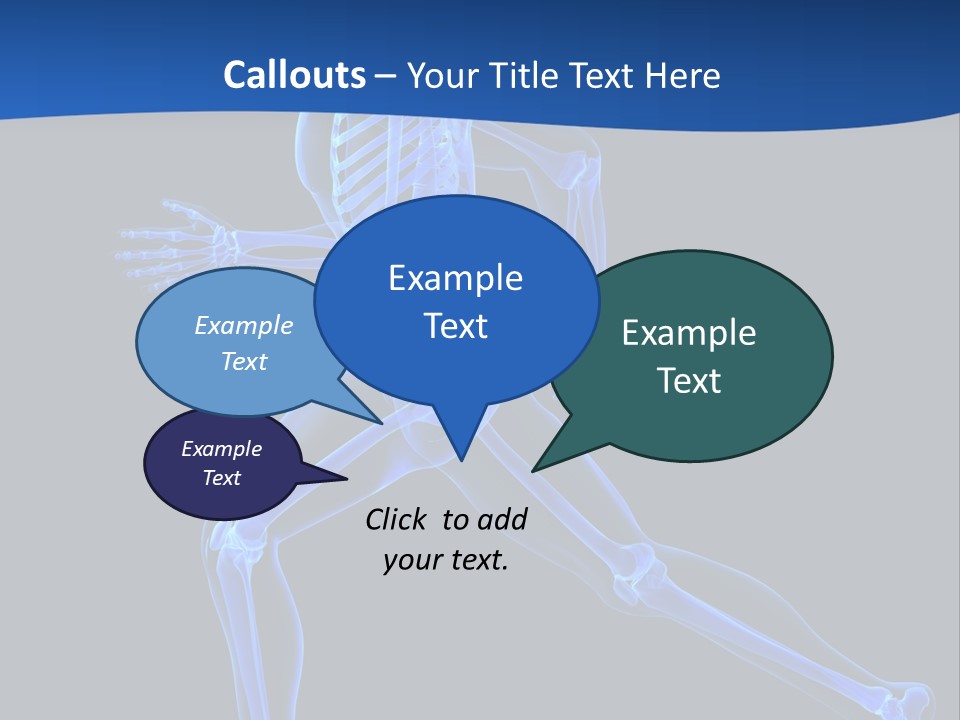 Skeletal Training Spine PowerPoint Template