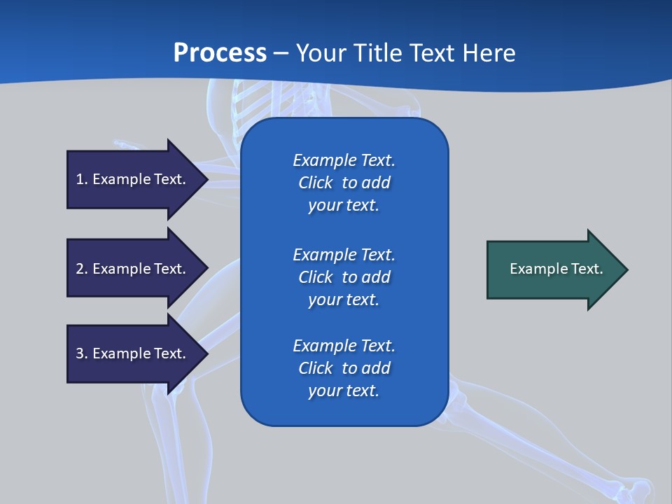 Skeletal Training Spine PowerPoint Template