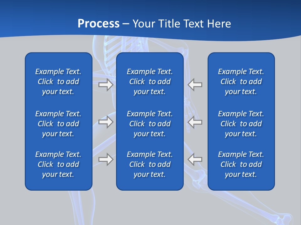 Skeletal Training Spine PowerPoint Template