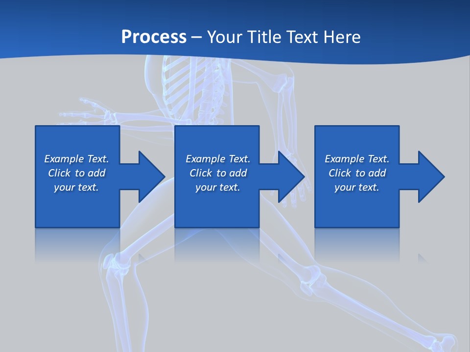 Skeletal Training Spine PowerPoint Template