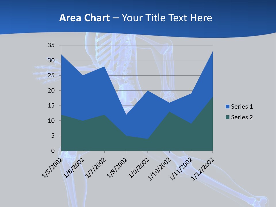 Skeletal Training Spine PowerPoint Template