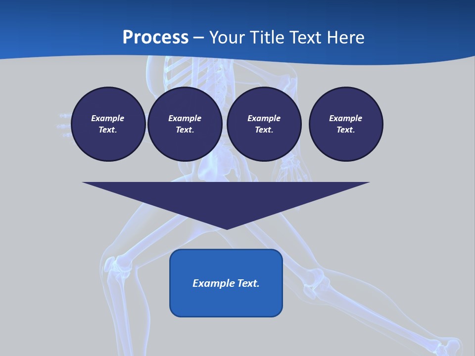 Skeletal Training Spine PowerPoint Template