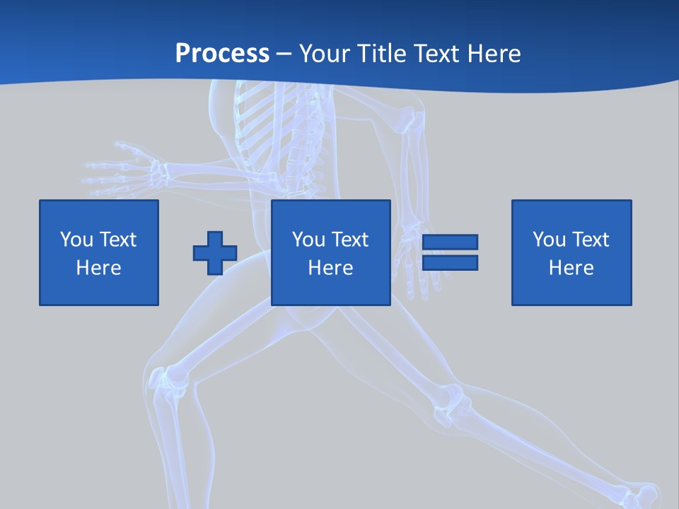 Skeletal Training Spine PowerPoint Template