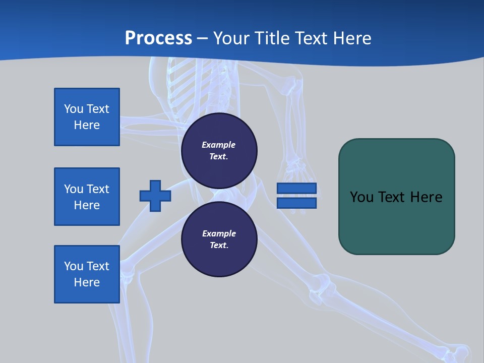 Skeletal Training Spine PowerPoint Template