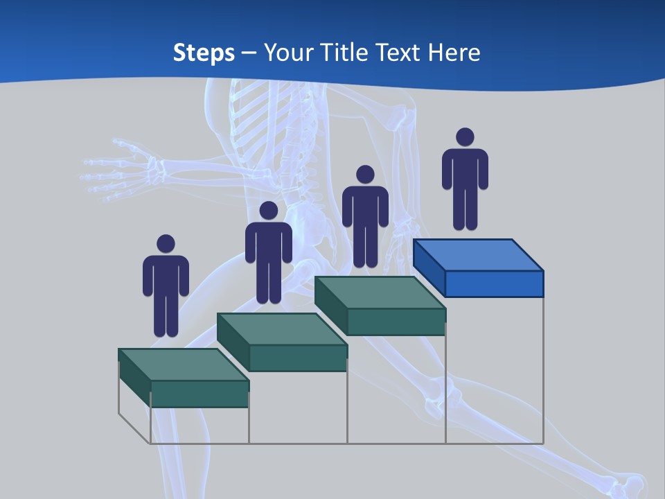 Skeletal Training Spine PowerPoint Template