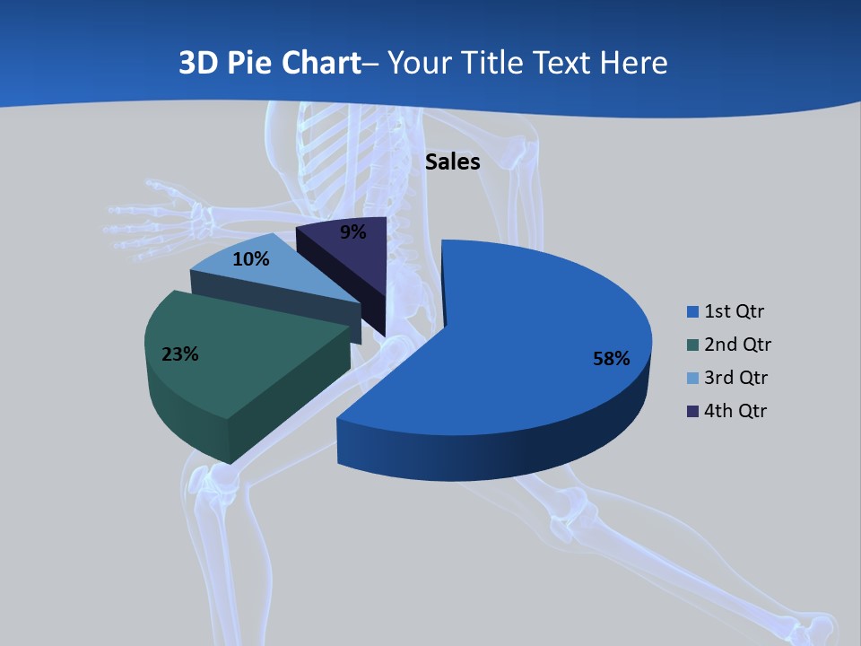 Skeletal Training Spine PowerPoint Template