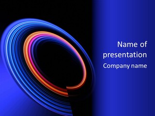 Design Circle Stream PowerPoint Template