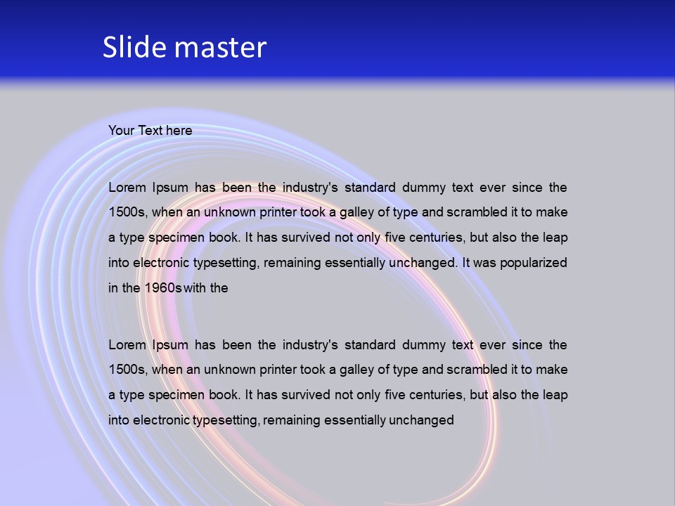 Design Circle Stream PowerPoint Template