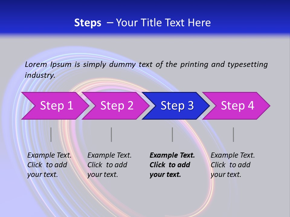 Design Circle Stream PowerPoint Template
