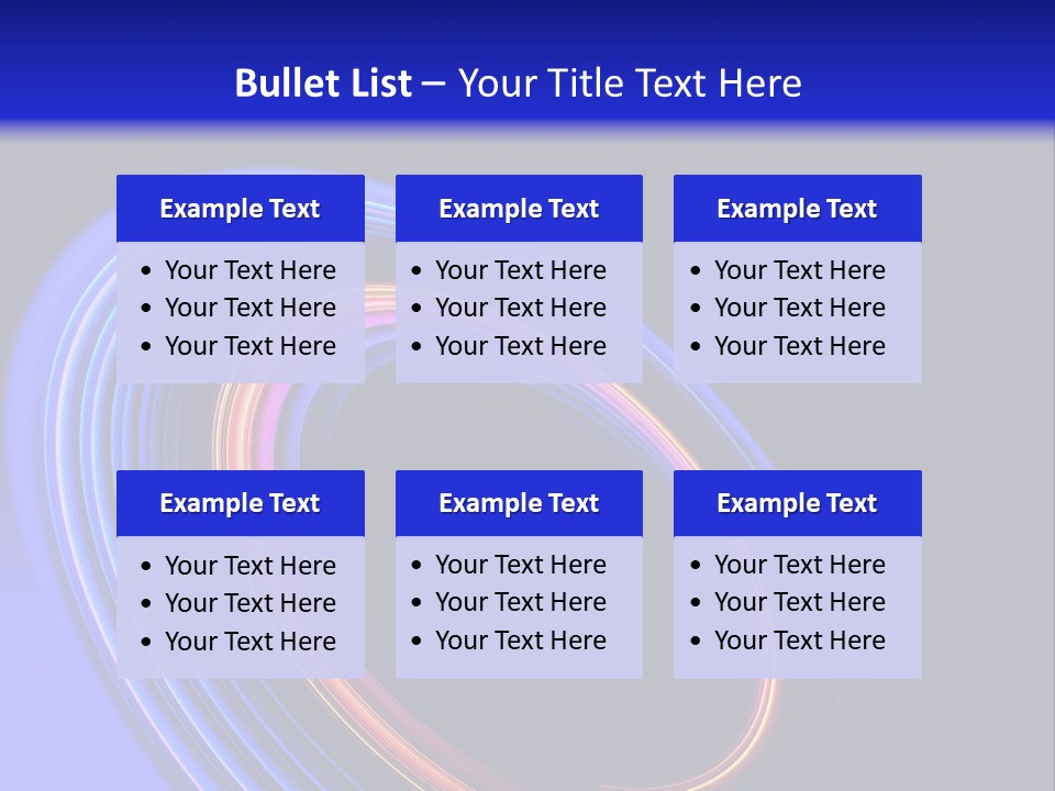 Design Circle Stream PowerPoint Template