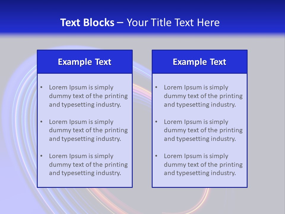 Design Circle Stream PowerPoint Template