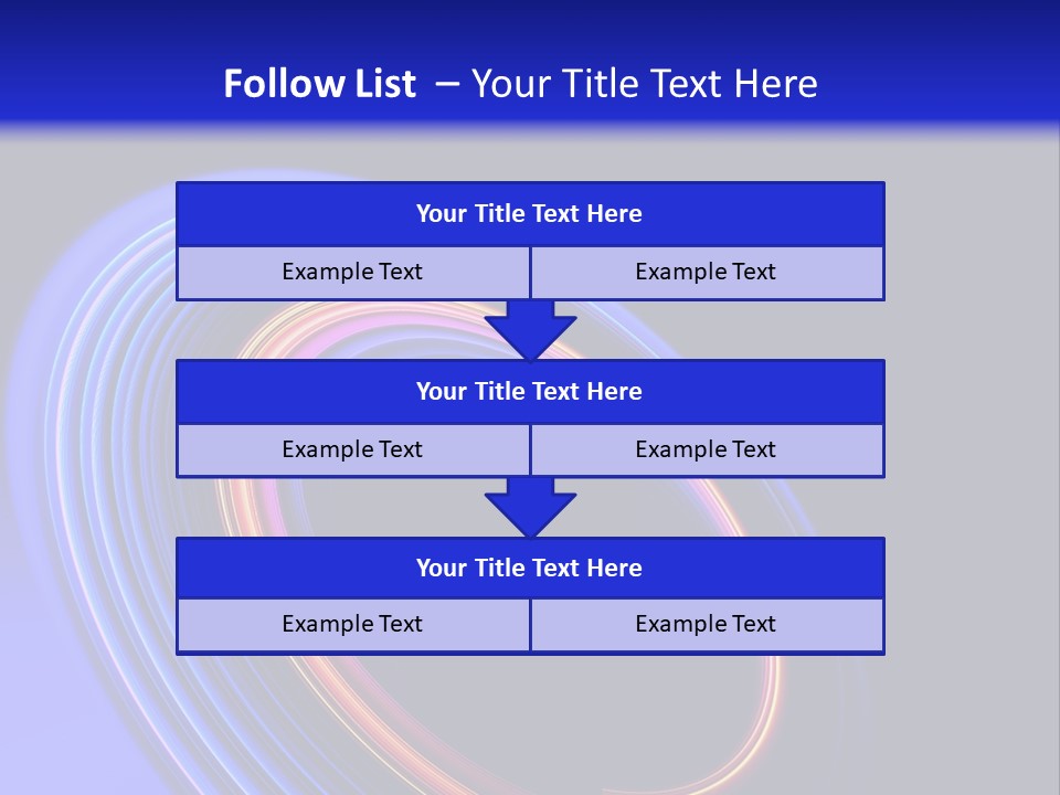 Design Circle Stream PowerPoint Template