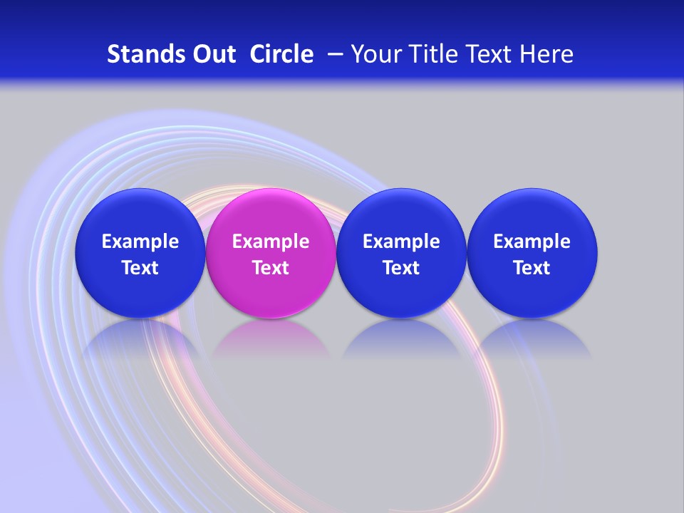 Design Circle Stream PowerPoint Template
