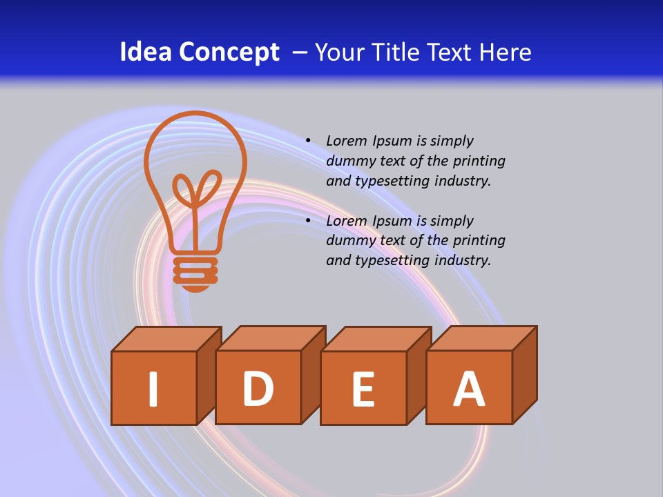 Design Circle Stream PowerPoint Template