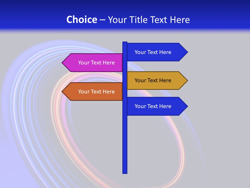 Design Circle Stream PowerPoint Template