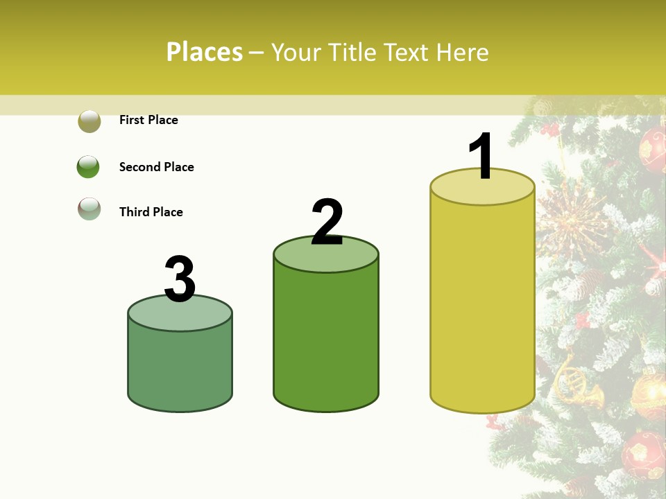 Isolated Noel Decorate PowerPoint Template