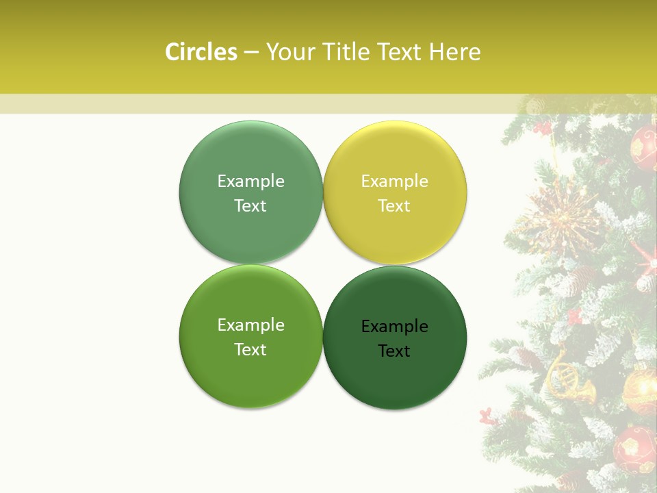 Isolated Noel Decorate PowerPoint Template