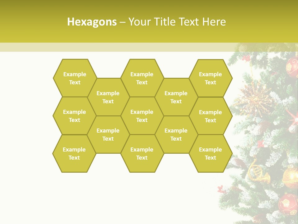 Isolated Noel Decorate PowerPoint Template