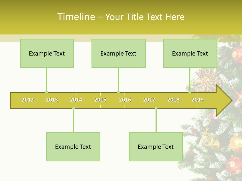 Isolated Noel Decorate PowerPoint Template