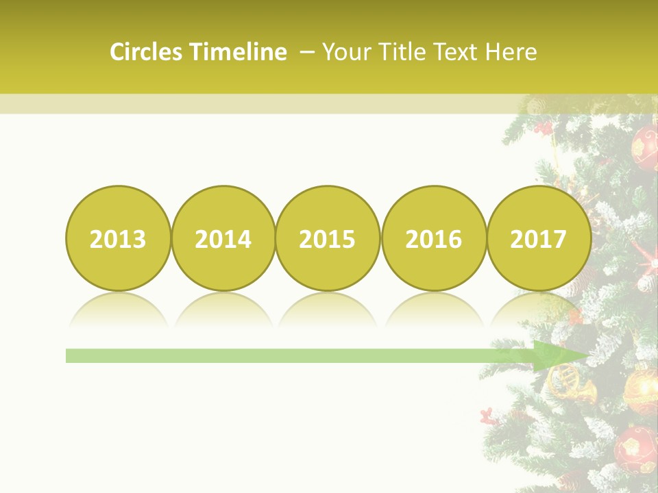 Isolated Noel Decorate PowerPoint Template