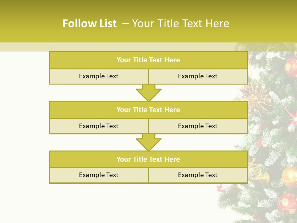 Isolated Noel Decorate PowerPoint Template