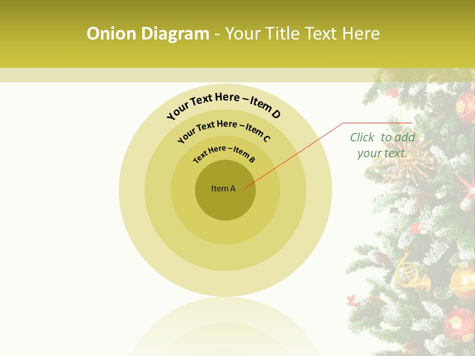 Isolated Noel Decorate PowerPoint Template