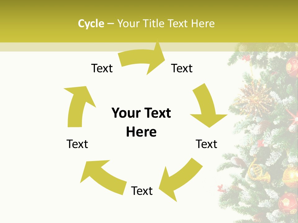 Isolated Noel Decorate PowerPoint Template