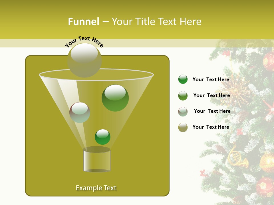 Isolated Noel Decorate PowerPoint Template