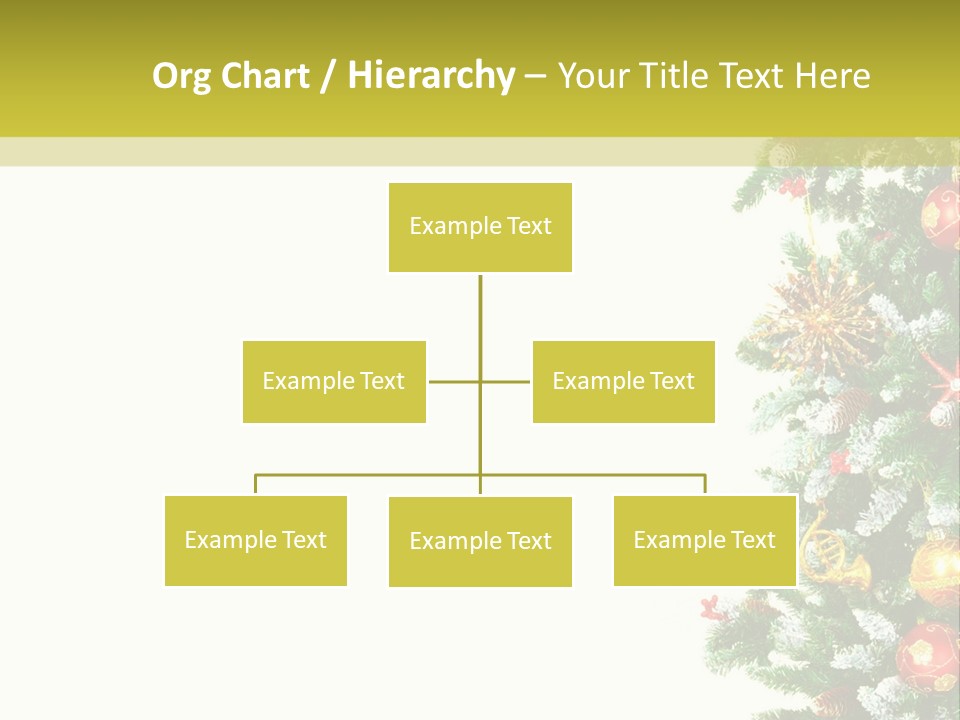Isolated Noel Decorate PowerPoint Template